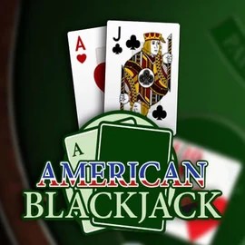 American Blackjack online game logo by Habanero on robocatscasino.ca