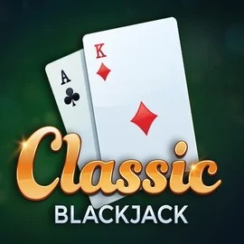 Classic Blackjack logo by Red Tiger Gaming Robocat Casino