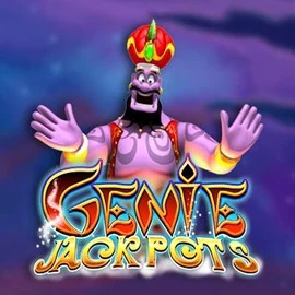 Genie Jackpots casino game by Blueprint Gaming – featured logo at Robocat Casino