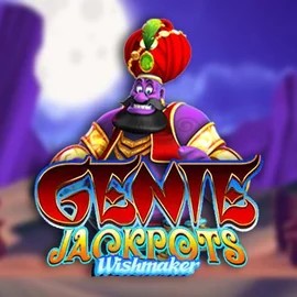 Genie Jackpots Wishmaker online game logo by Blueprint Gaming on robocatscasino.ca