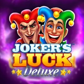 Jokers Luck Deluxe online game logo by Skywind Group on robocatscasino.ca
