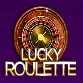 Lucky Roulette online game logo by Belatra Games on robocatscasino.ca