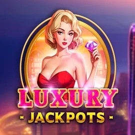 Luxury Jackpots logo by Triple Cherry at Robocat Casino