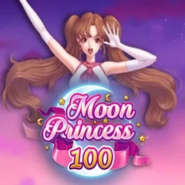 Moon Princess 100 online game logo by Play'n GO on robocatscasino.ca