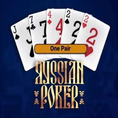 Russian Poker game by OneTouch Games – logo hosted on Robocat Casino